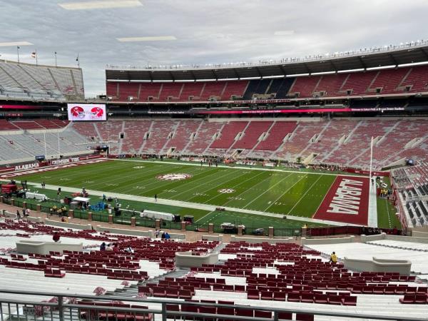 The Harris campaign is planning on flying a plane with the message "Trump’s Punting on 2nd Debate" above Bryant-Denny Stadium during the game.